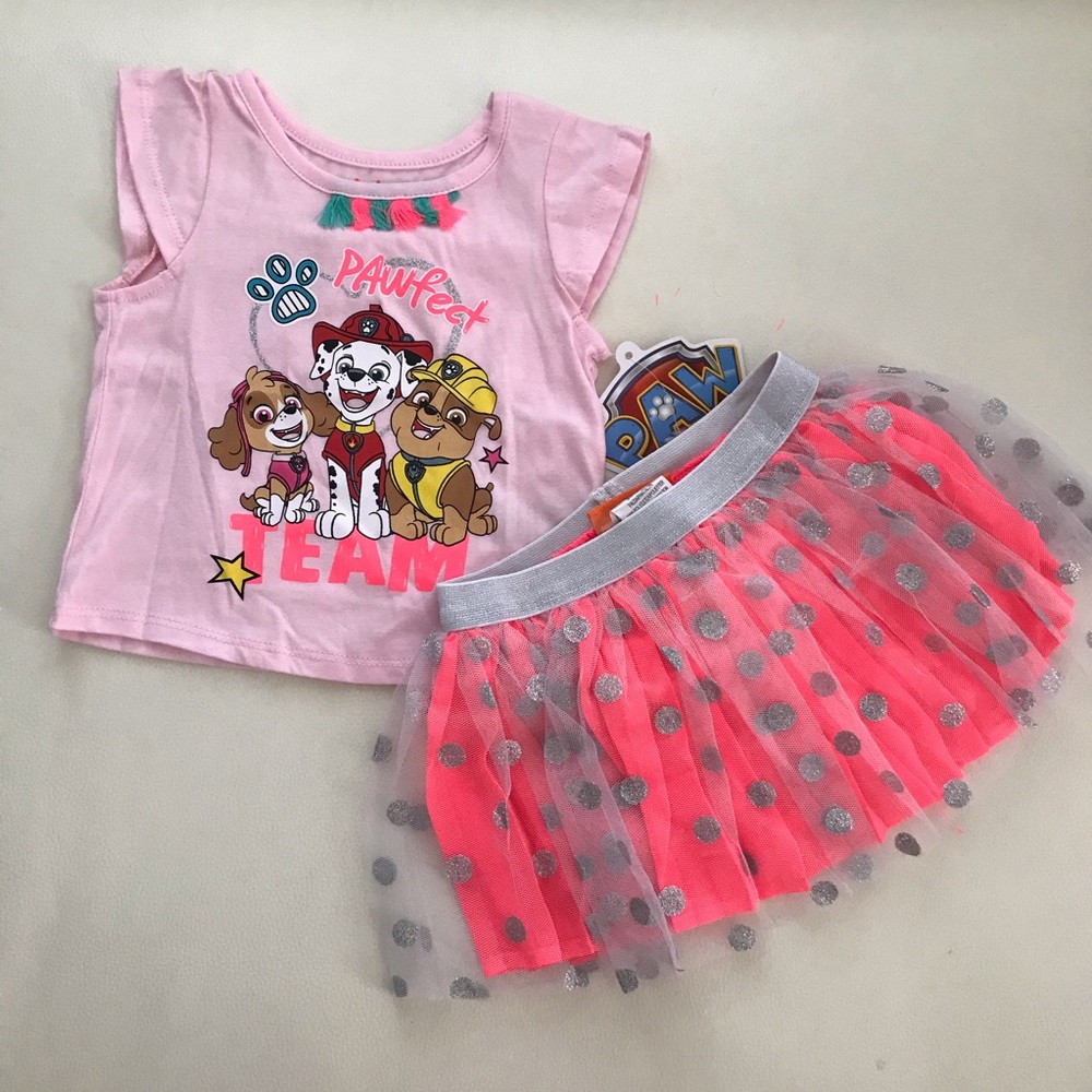Nickelodeon cute sparkly skort top outfit